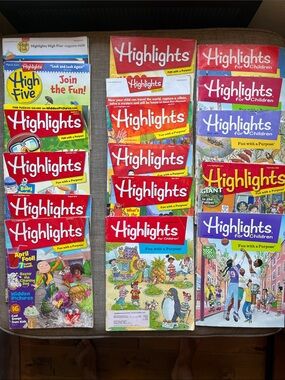 17 Issues Highlights and High Five Children’s  Magazines Dentist Dr. Office